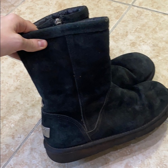 Women’s Black Uggs with Zipper - Picture 2 of 4
